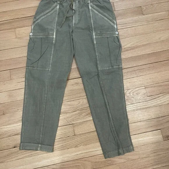 041 Anthropologie Cropped Cargo PantsNWOT Size 25